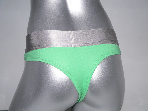 Calvin Klein Mujer Tanga Blateado Verde